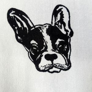 Love Notes crop top dog print